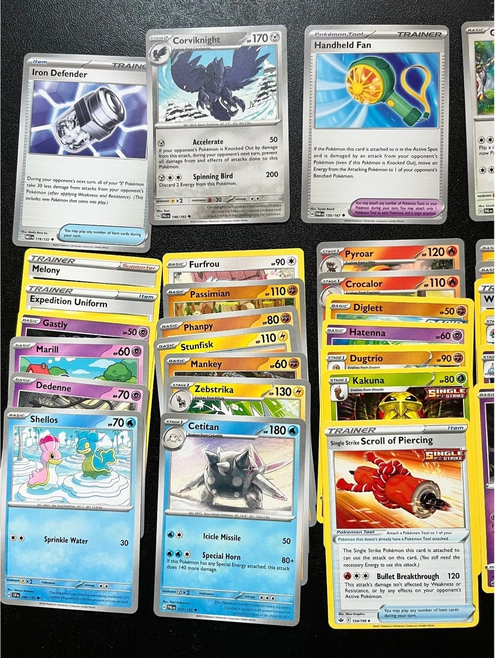 Epic Pokemon Card Lot - Rare & Common Trainer, Energy, and Pokemon Cards!